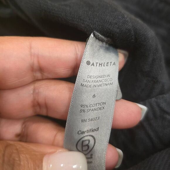 Athleta Black Farallon Jogger Pants Womens Size 6 Running Jogging Gym - Picture 6 of 8